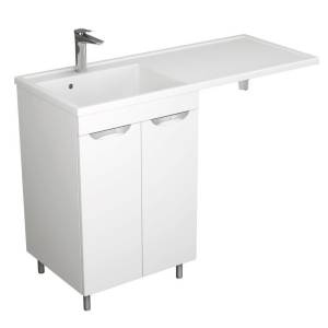 Тумба под раковину Uncoria Мера 55 55544 белый глянец