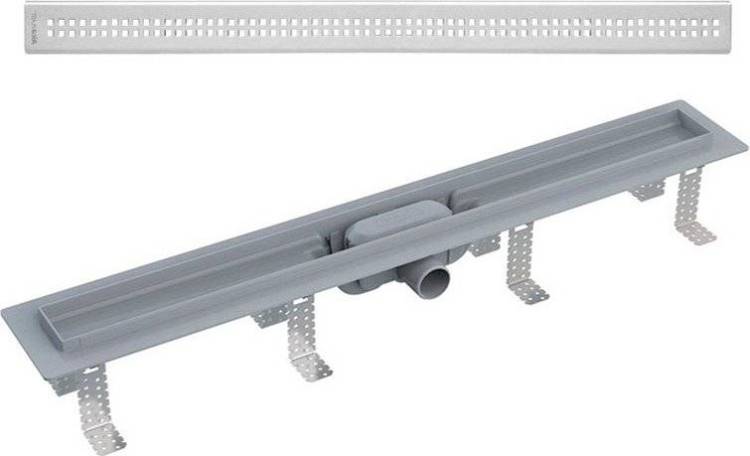 Душевой лоток AlcaPlast APZ9-Simple AG100201750 (APZ9-750M) с решеткой и опорами