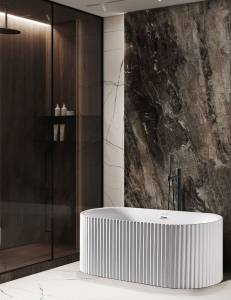 Акриловая ванна Cerutti spa Ceza's CT9330 белая, 170x75