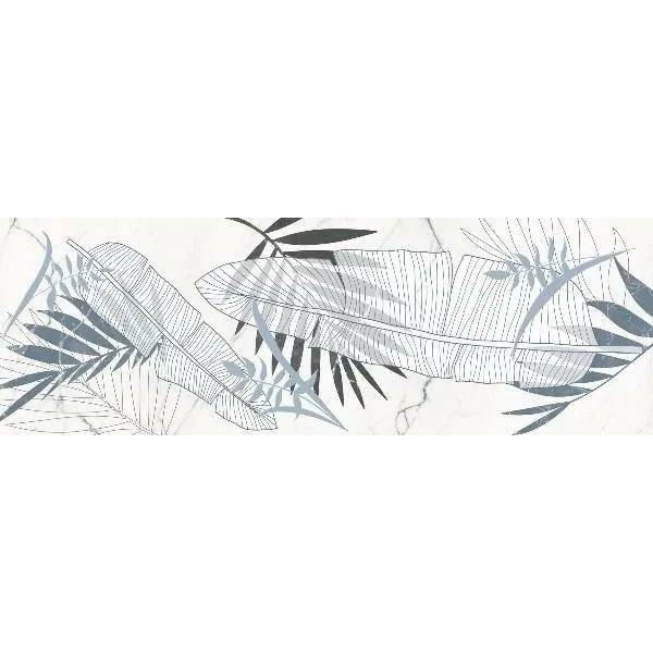 Декор Керамин Спарк 1Д Белый 30x90