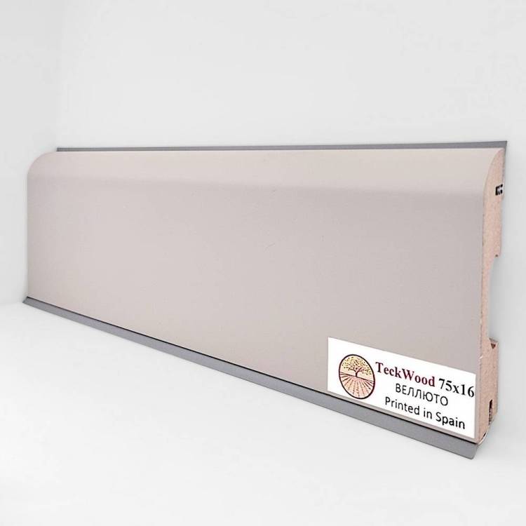 Плинтус TeckWood Велютто 2150x75x16