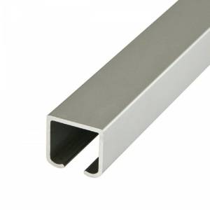 Верхний направляющий профиль Morelli 30х32мм 3м. TRACK SILVER 3M (Анодированная)