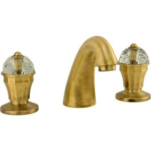 Смеситель для раковины Migliore Prestige Crystal 30859 бронза