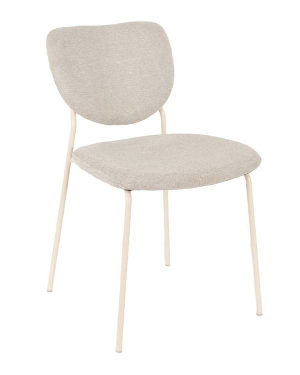 Стул Stool Group Gigi DRC-9155 URL57-17 White-2 серый, белые ножки