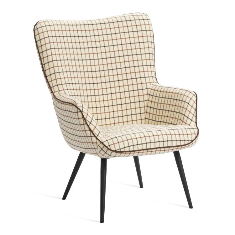 Кресло лаунж Tetchair Secret de Maison Gelda 25721 светло-бежевый/черный