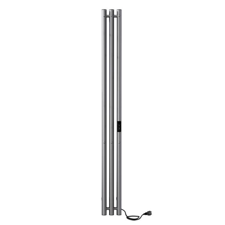 Полотенцесушитель электрический Indigo Style LSE120-13GFMRt Graphite Metallic