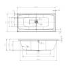 Ванна акриловая AM.PM Func W84A-150-070W-A 150х70 фото 11