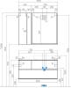 Мебель для ванной AQUATON Терра 105 дуб кантри/антрацит фото 11