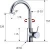Смеситель для кухни Remer X Style X72 хром фото 2