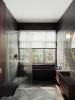 Душевая перегородка MaybahGlass MGD-731-5у 79x195, стекло сатин 8 мм, профиль хром матовый фото 2