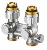 Узел нижнего подключения Oventrop Мultiflex F ZBU 1/2x3/4 прямой, с преднастройкой