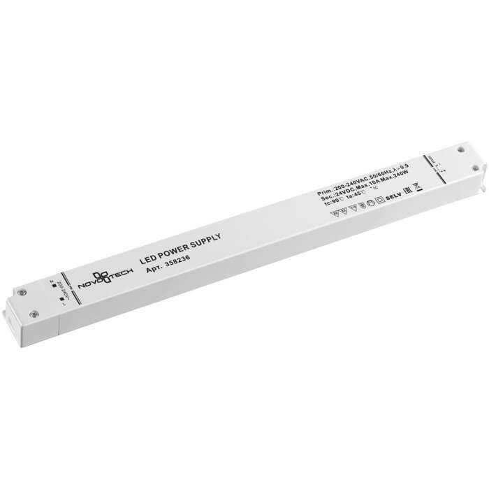 Блок питания Novotech Drive Kit 24V 240W IP20 10A 358236