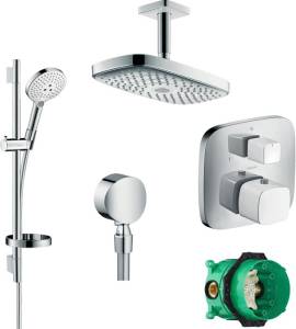 Душевой комплект Hansgrohe Raindance Select E 300 27384400+26630400+27506000+15771400+1800180