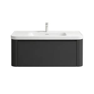 Тумба с раковиной Black&White U935.1200 черная, 120x40