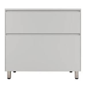 Тумба с раковиной Style Line Лима 90 напольная, белый матовый