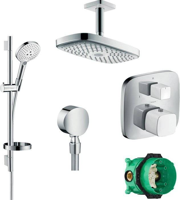 Душевой комплект Hansgrohe Raindance Select E 300 27384400+26630400+27506000+15771400+1800180