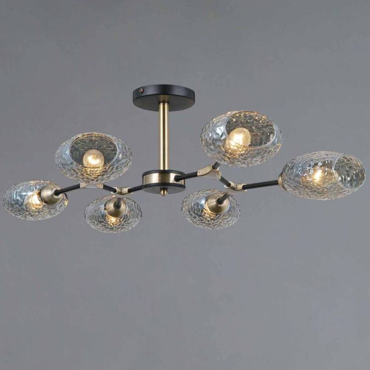 Потолочный светильник Illumico IL0272-6CSQ-25 BK AB TRENTO