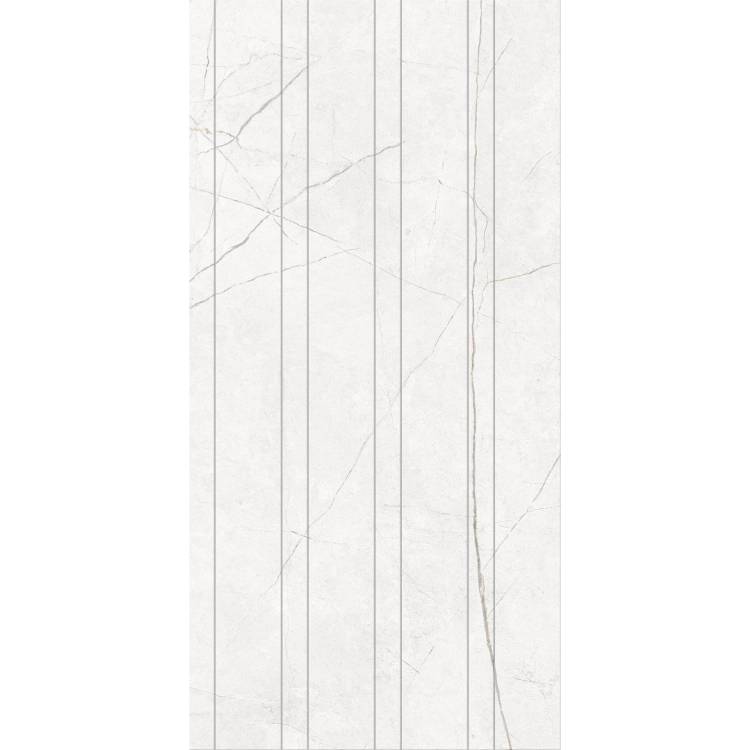Декор Estima Nolana 71991 FalseMosaic/NL00_NS/59.4x120x10/Velvet/ White Неполированный 59.4x120