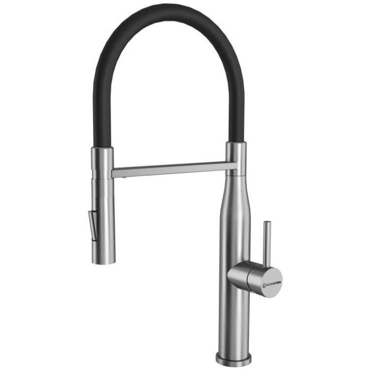 Смеситель для кухни Kuchenstern Kern-FE 406SS40 нержавеющая сталь