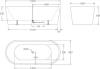 Акриловая ванна BelBagno BB71-1800-W0 180x80 фото 3