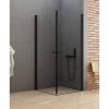Душевое ограждение NEW TRENDY NEW SOLEO BLACK 2D 80x90x195 D-0230A/D-0231A (черный) фото 2