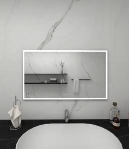 Зеркало Sintesi Armadio cromo 80 SIN-SPEC-ARMADIO-CROMO-80 с LED-подсветкой 800x600