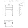 Полотенцесушитель водяной Aringa Римини AR03022CH 50x80, хром фото 5