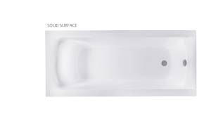 Ванна из искусственного камня Астра-Форм Нью-Форм 170x70 Solid Surface, белая матовая