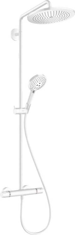 Душевая стойка Hansgrohe Croma Select S 280 1jet 26890700 с термостатом, матовый белый