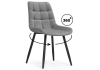 Стул Notta Челси 520599 Темно-серый/Черный