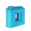 Бак для воды Aquatech Combi (синий) W-500, с поплавком