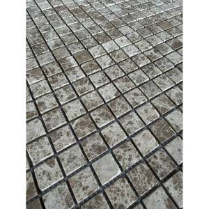 Мозаика Pixel Mosaic Мрамор PIX802 Light Emperador (2.3x2.3) 30.5x30.5