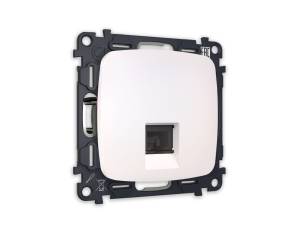 Комплект механизма телефонной розетки со шторкой Ambrella Volt Omega MO212030
