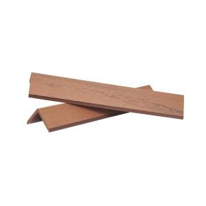 Уголок Polivan Group Denpasar Brushing Mix Красный ДПК завершающий 2900x45x45