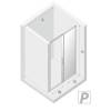 Дверь в нишу NEW TRENDY PRIME 100x200 D-0299A (хром) фото 3