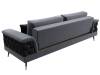Прямой диван Лига Диванов Лига-023 119145 серый, черный фото 6