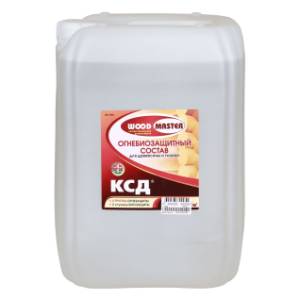 Состав огнебиозащитный II группа Woodmaster КСД бесцветный 23 кг