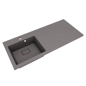 Раковина Florentina Аванти 10.310.0L110.307 левая, 110 см, серый шелк