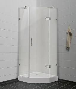 Душевой уголок Timo BY-839/100C профиль хром, стекло прозрачное, 100x100x200