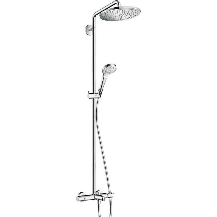 Душевая стойка Hansgrohe Croma 26792000 Select 280 Air 1jet Showerpipe, с термостатом