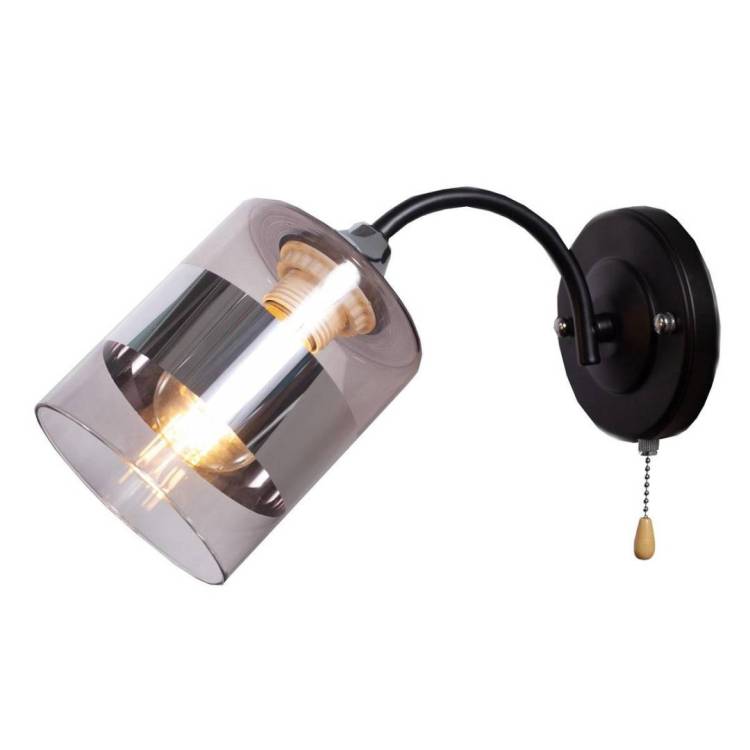 Бра IMEX Md.0877 MD.0877-1-W BK+CH