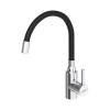 Смеситель для кухни Dorff Logic D3007622 с гибким изливом, черный фото 7