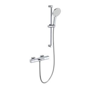 Смеситель для ванны Wonzon & Woghand WW-C2017-A-CR термостатический, с душевым гарнитуром, хром