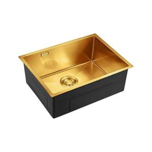 Кухонная мойка EMAR PVD EMB-132 PVD Nano Golden, 42x59