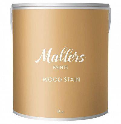 Лессирующая краска для дерева Mallers Wood Stain 9 л