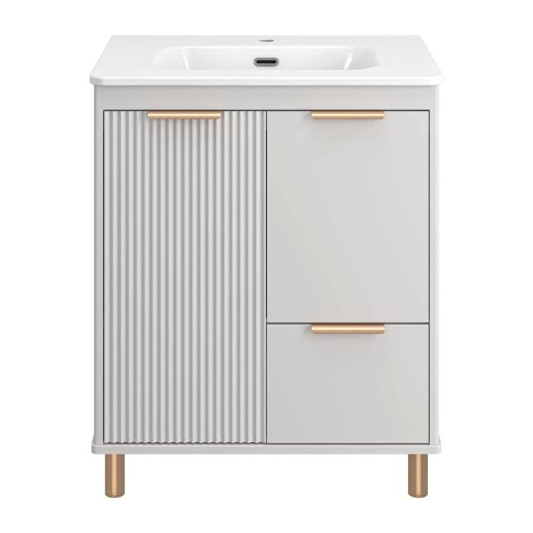 Тумба с раковиной Brevita Risacca Crema 70 RIS-06070-0342Я