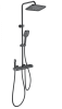 Душевая стойка Wonzon & Woghand WW-B4129-MB с термостатом, черный