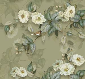 3D Фотообои Artegrafico «Яблоневый цвет» DV-008 песок