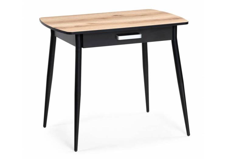 Стол Woodville Вики 587511 делано, черный 90x60x77