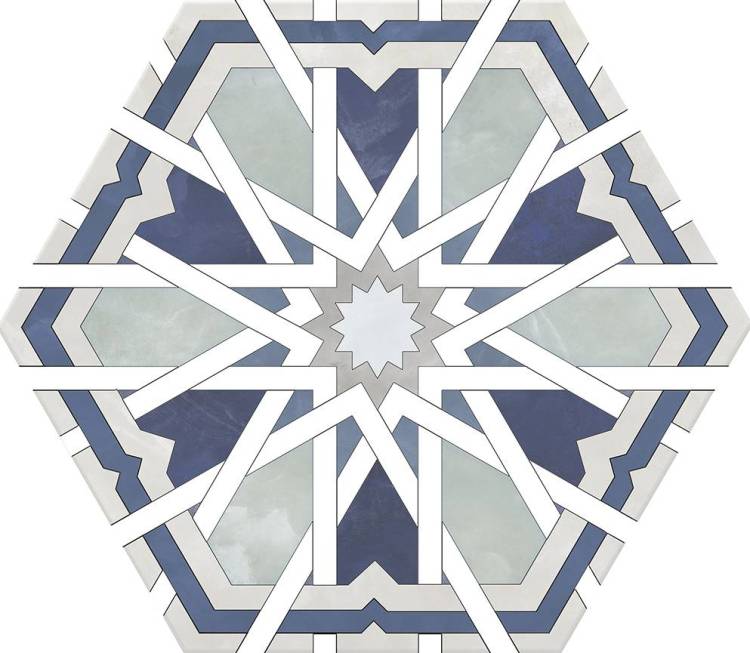 Керамогранит Monopole Radiant Blue 20x24